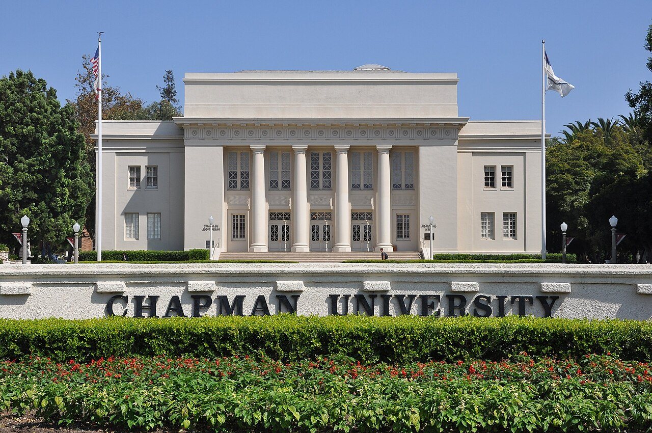 Chapman University campus in Orange, CA